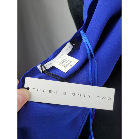 Three Eighty Two Revolve Feja Halter Cobalt Blue Size L - Picture 5 of 6